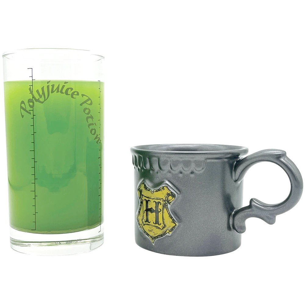 verre mesureur de polynectar avec timbale harry potter by sunart