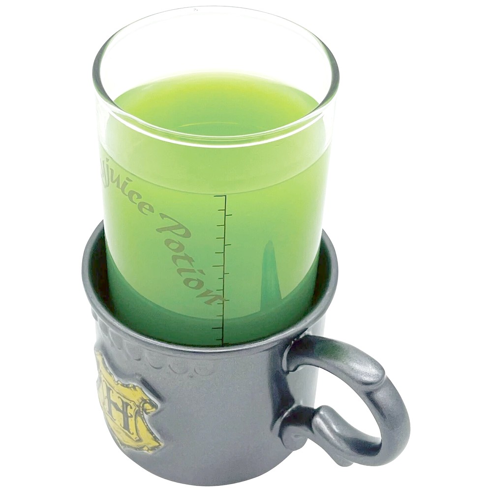 verre mesureur de polynectar avec timbale harry potter by sunart