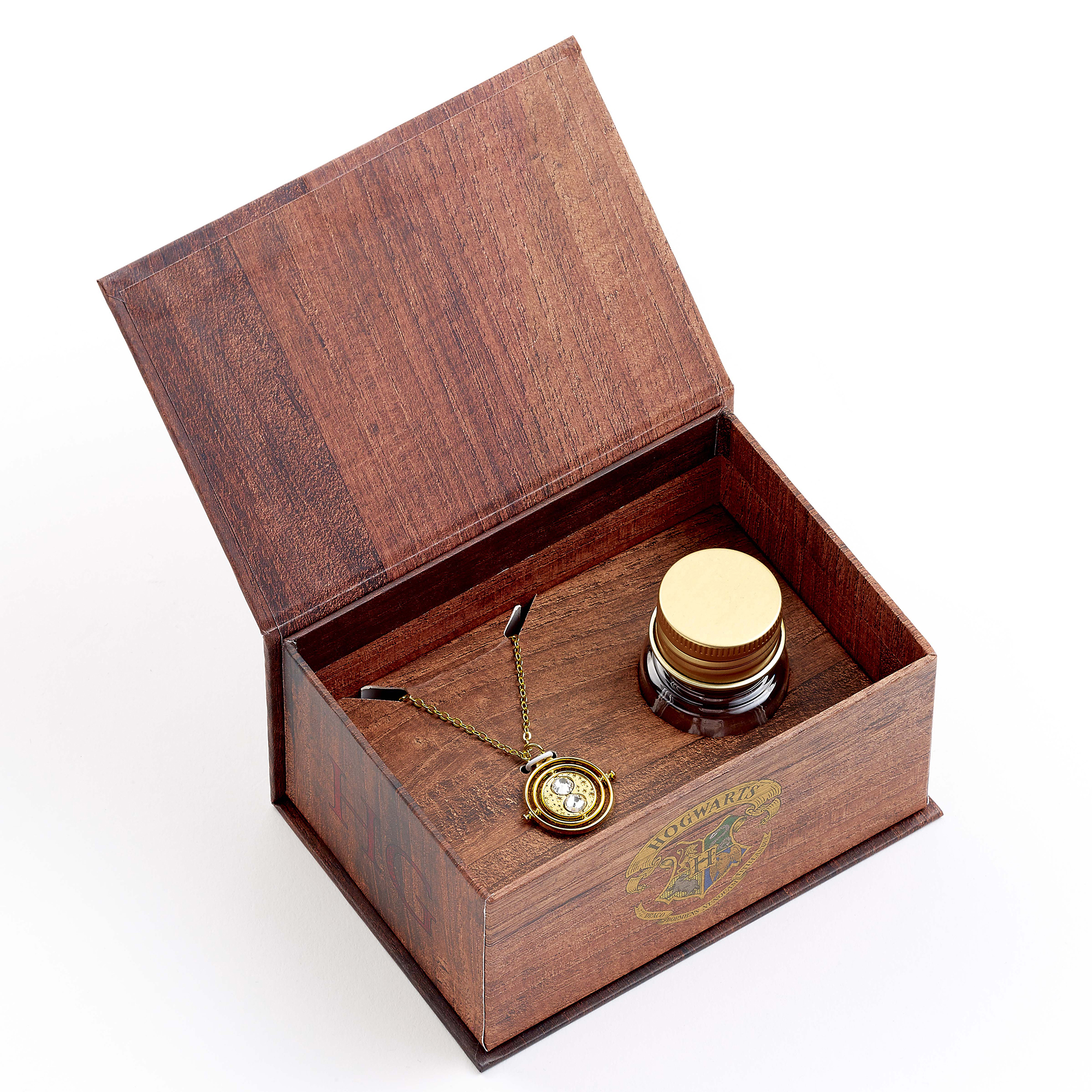 coffret cadeau hermione collier et boucles d'oreilles retourneur de temps the carat shop