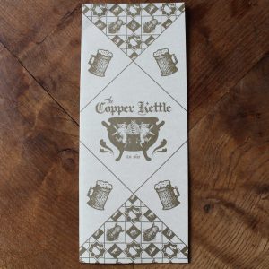 menu des desserts du pub the copper kettle the wizarding trunk (copie)