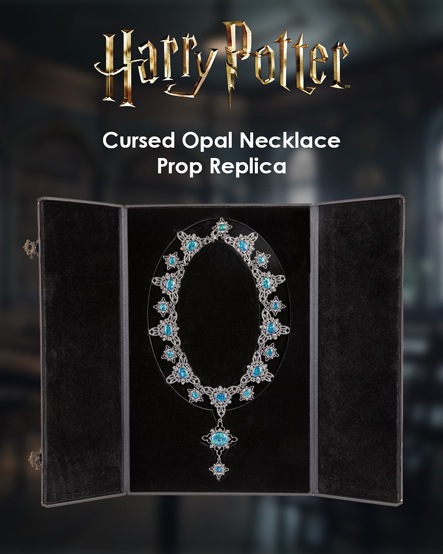 réplique du collier d’opale maudit – harry potter by noble collection