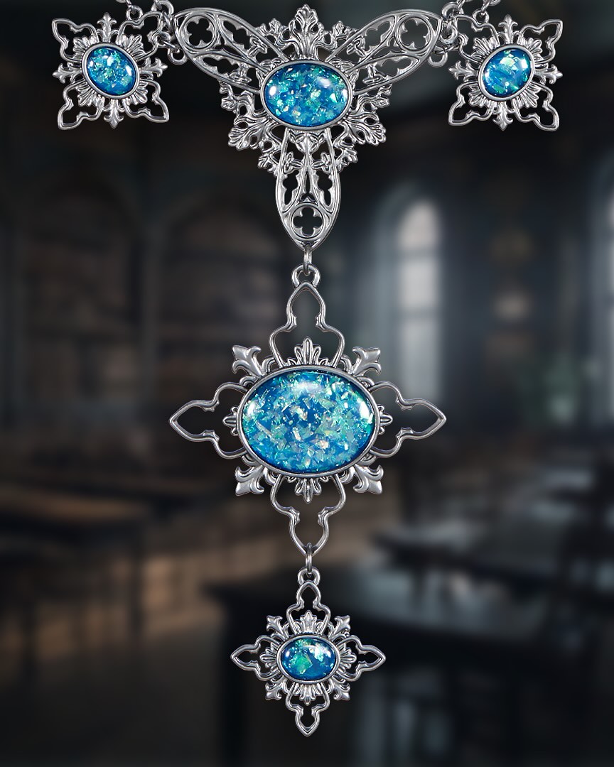 réplique du collier d’opale maudit – harry potter by noble collection
