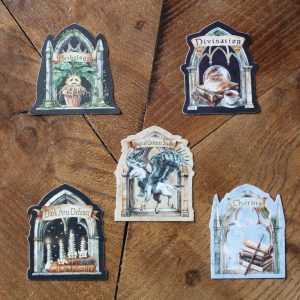 set de 5 stickers animaux fantastiques the wizarding trunk (copie)
