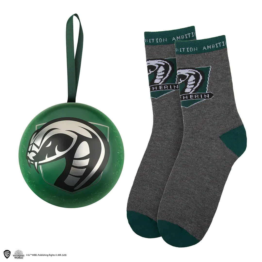 Boule de Noël et Chaussettes Serpentard – Cinereplicas