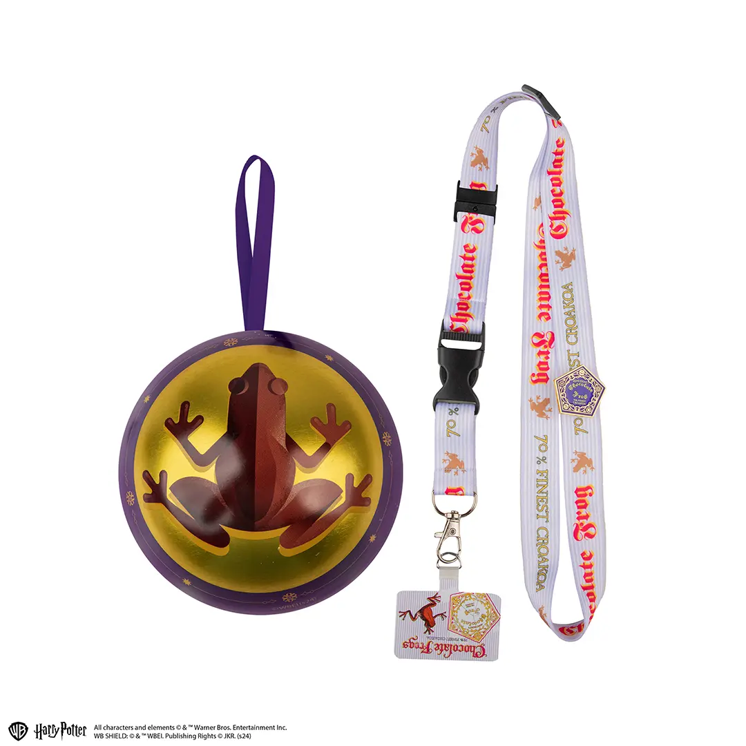 boule de noël et porte clé peluche hedwige cinereplicas