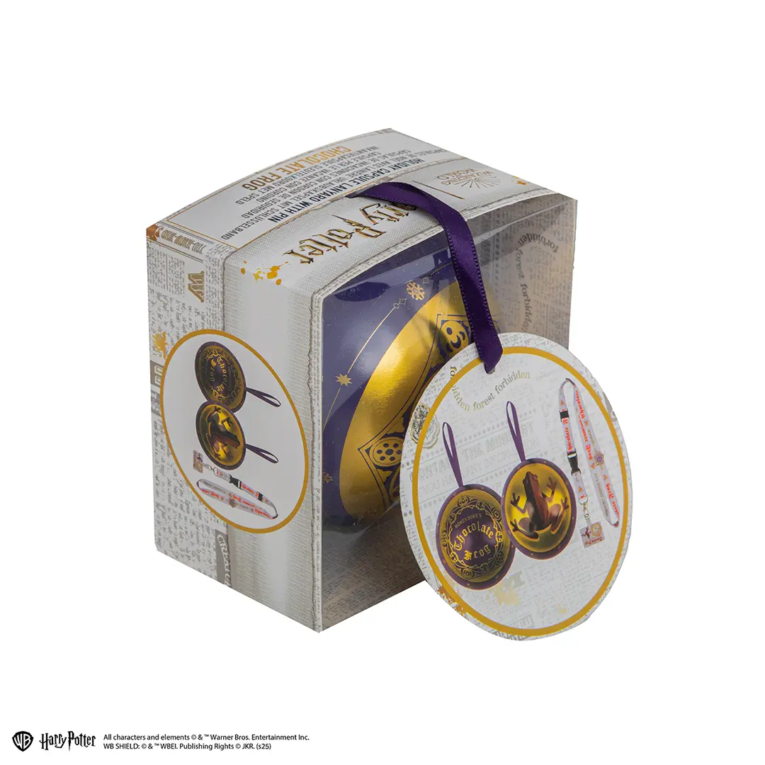 boule de noël et porte clé peluche hedwige cinereplicas