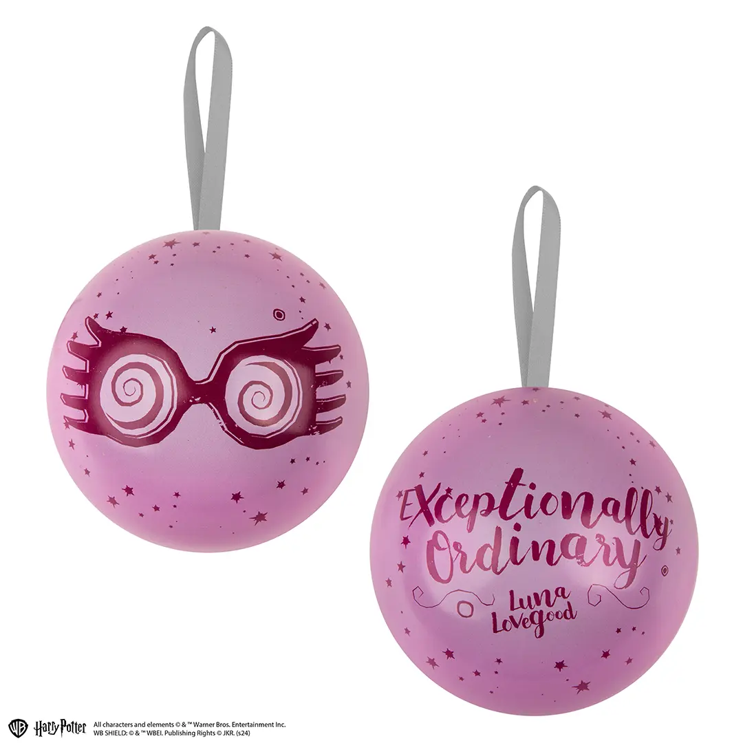 boule de noël chocogrenouille avec lanière et pin's