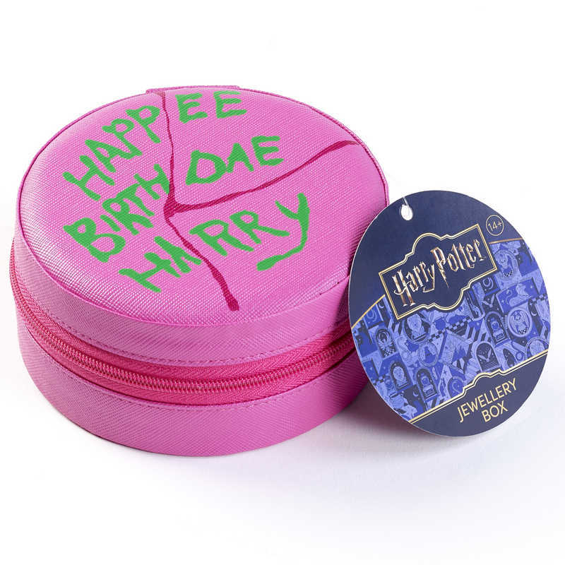 hpjb0572 boîte à bijoux harry potter happee birthdae en forme de gâteau ok