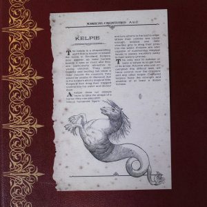 page des créatures magiques elf et erlking the wizarding trunk