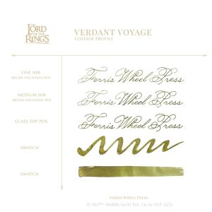 encre de calligraphie verdant voyage le seigneur des anneaux ferris wheel press