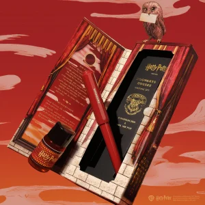 ensemble stylo plume "carousel" et encre 10 ml gryffondor ferris wheel press