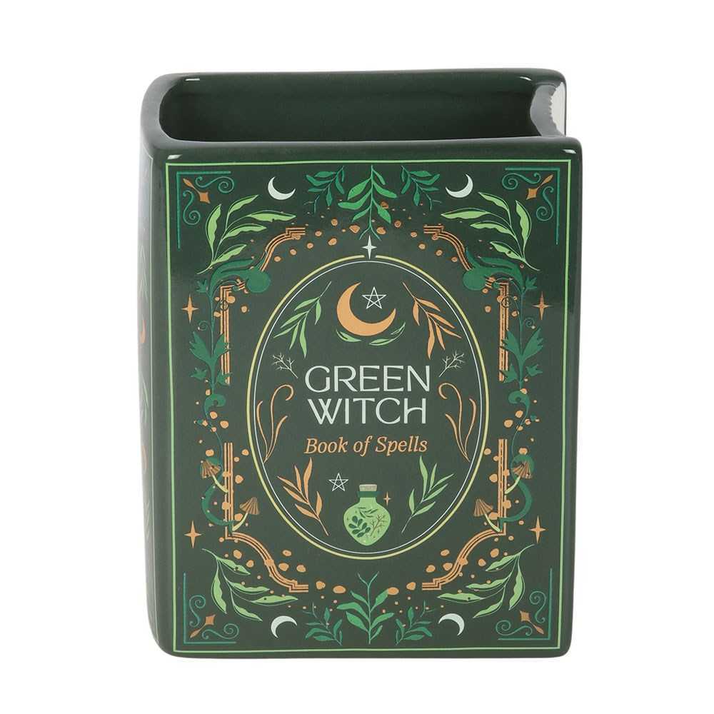 vase en forme de livre green witch something different