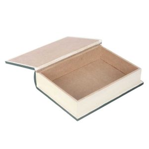 boîte de rangement en forme de livre green witch something different