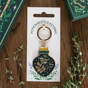 porte clés flacon de potion green witch something different