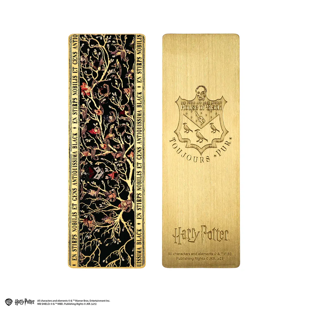 marque page métal famille black