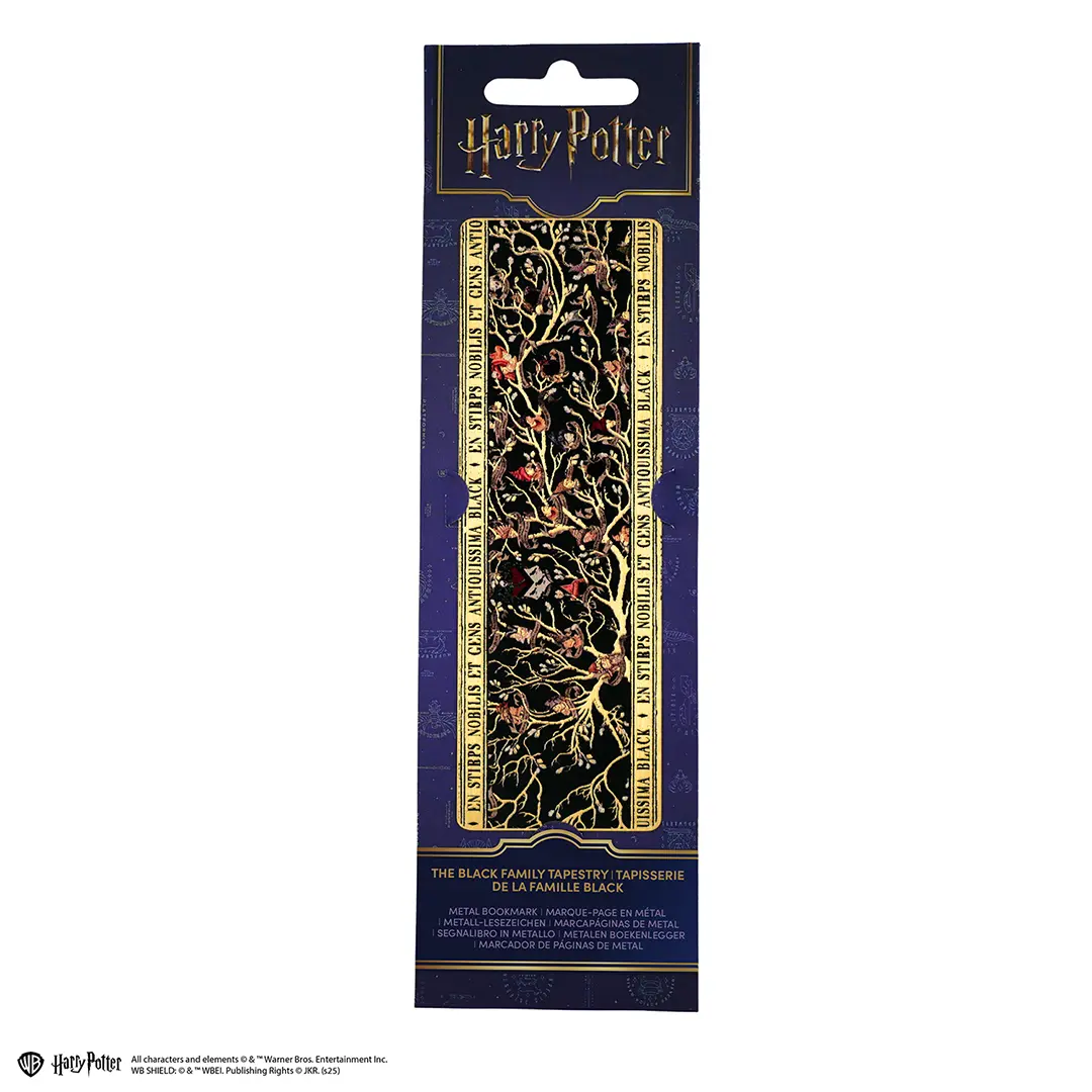 marque page métal famille black