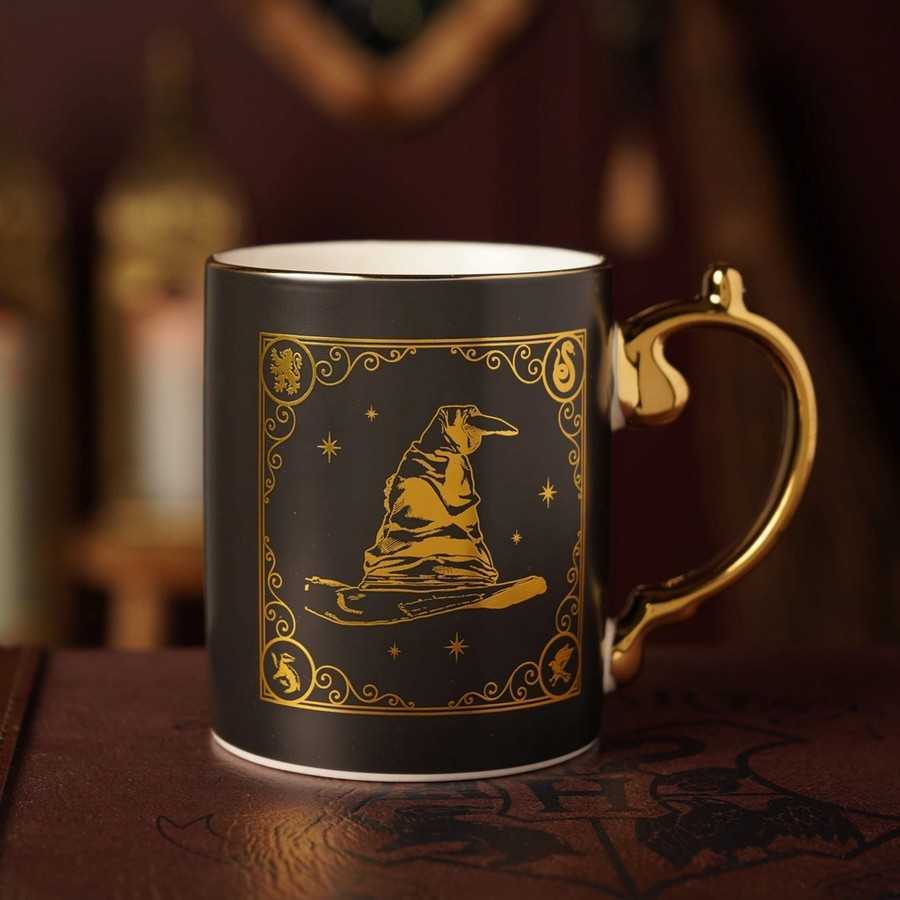 collection de mugs harry potter à poignée dorée widdop & co