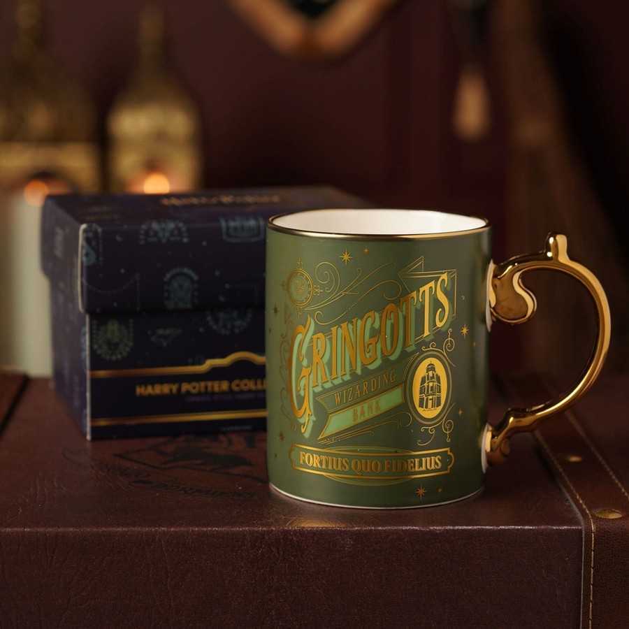 collection de mugs harry potter à poignée dorée widdop & co