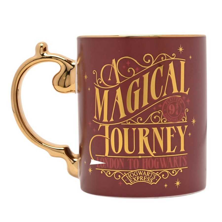 collection de mugs harry potter à poignée dorée widdop & co