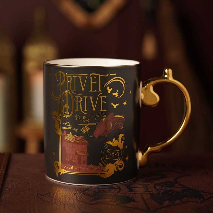 collection de mugs harry potter à poignée dorée widdop & co