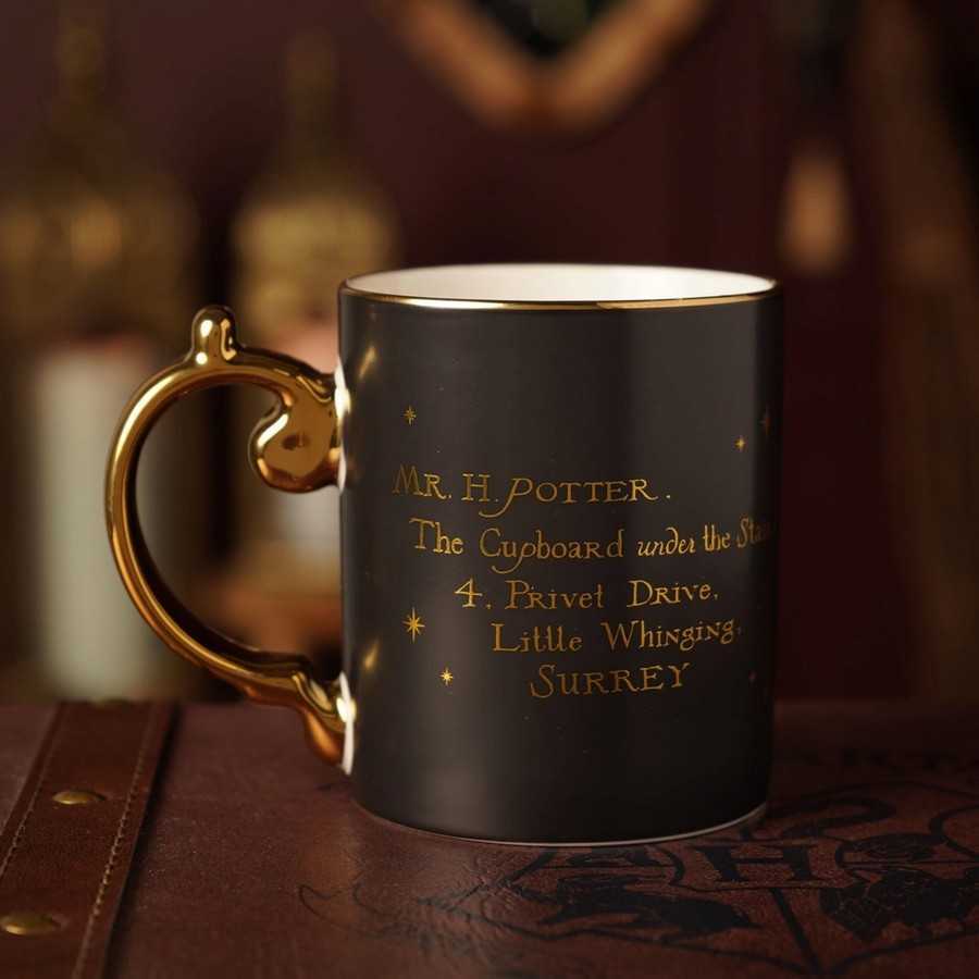 collection de mugs harry potter à poignée dorée widdop & co