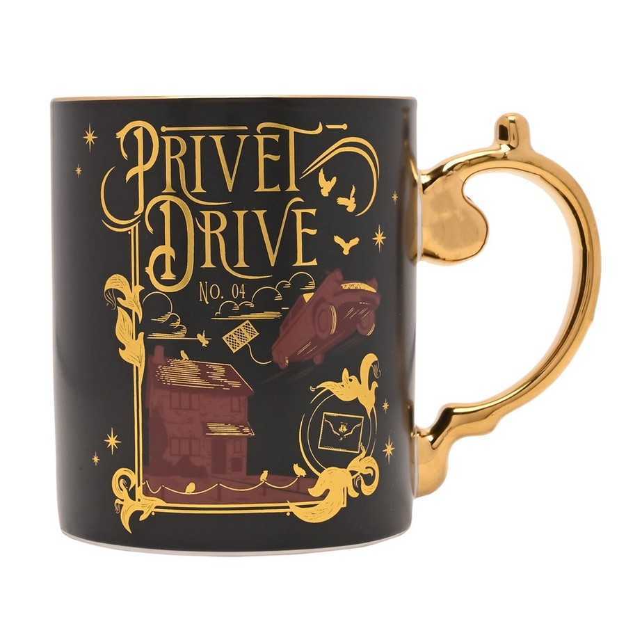 collection de mugs harry potter à poignée dorée widdop & co