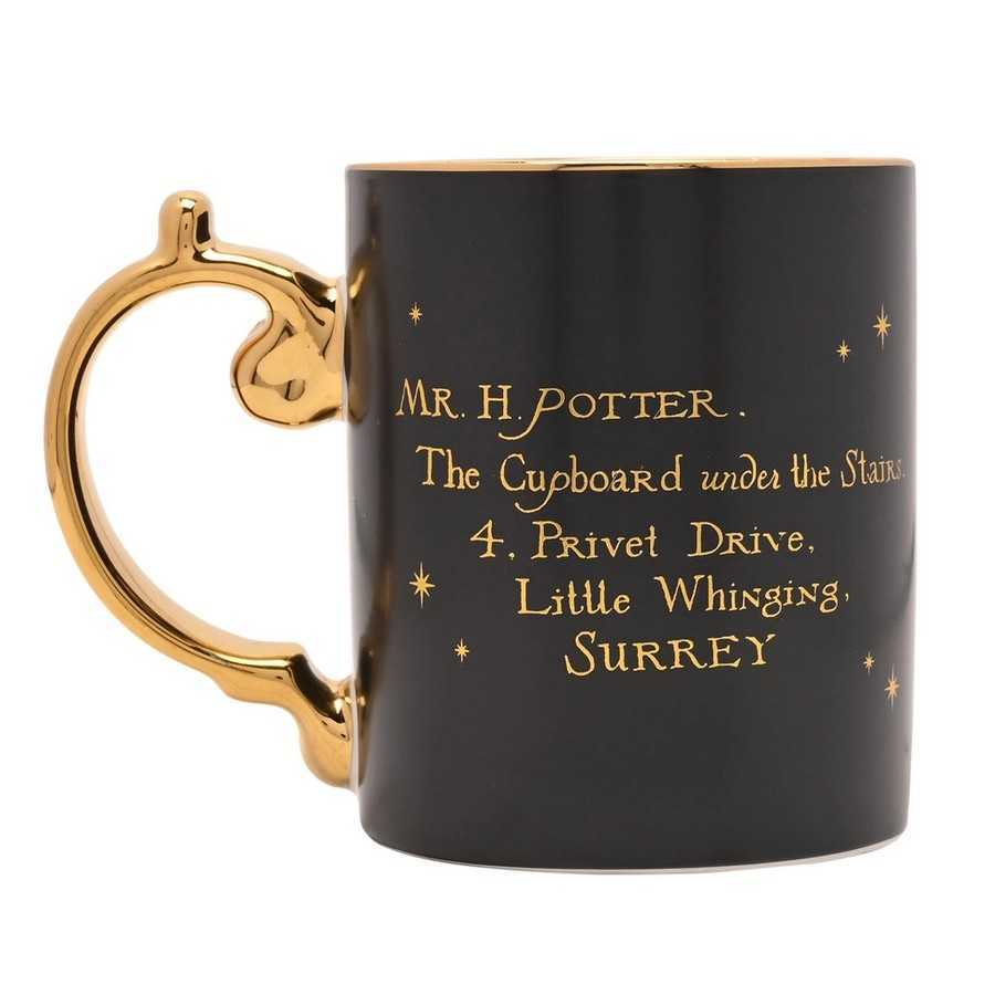 collection de mugs harry potter à poignée dorée widdop & co