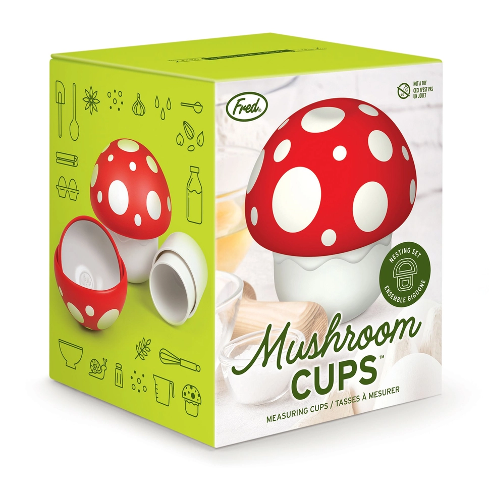 tasses à mesurer fred mushroom cups widdop