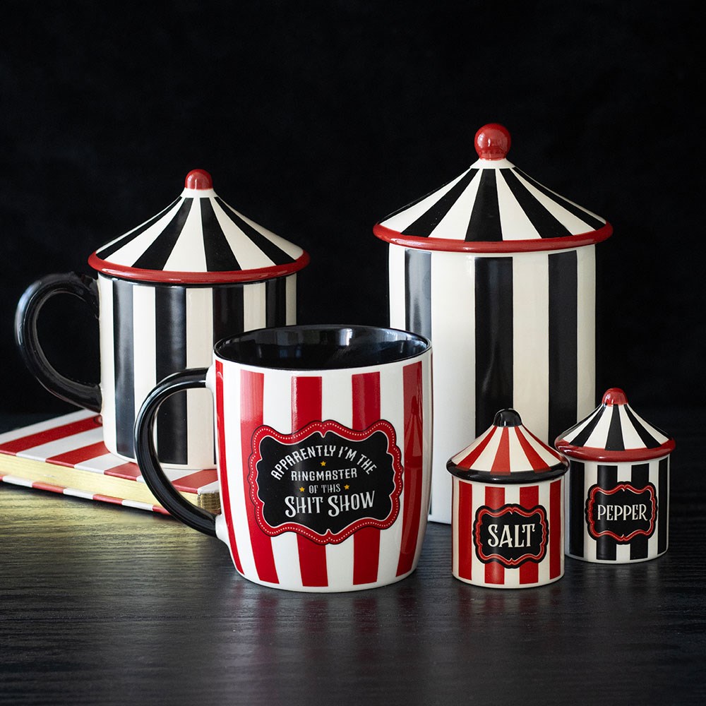 pot de rangement "chapiteau de cirque hanté" something different