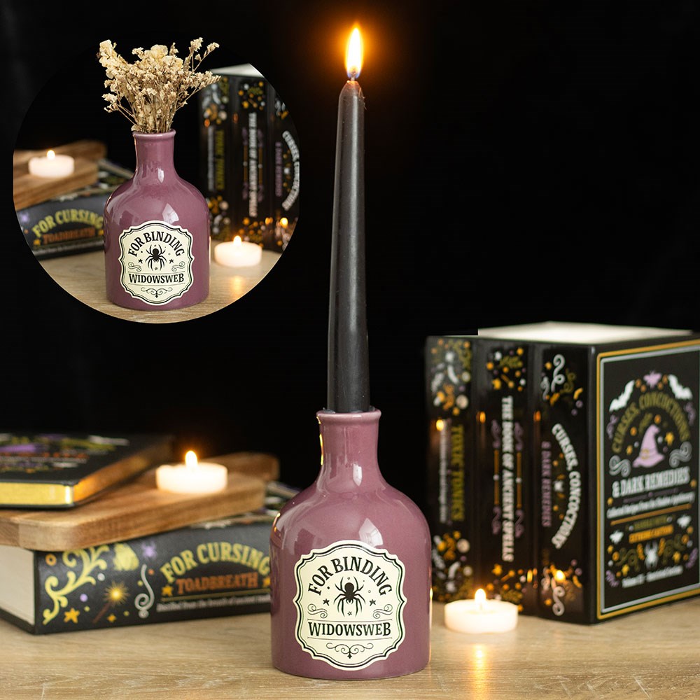 wi 39927 widowsweb potion bottle vase and candle holder 1