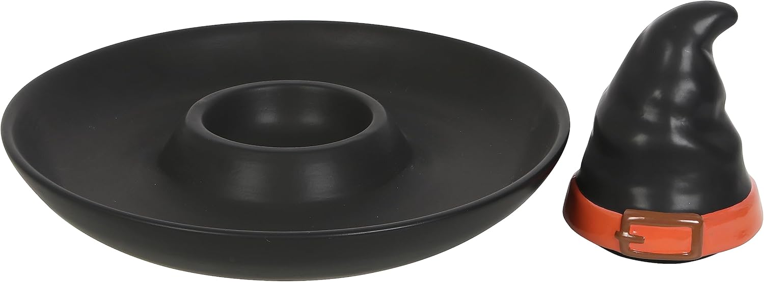 plat de service pour chips et sauce en forme de bonnet de père noël (copie)