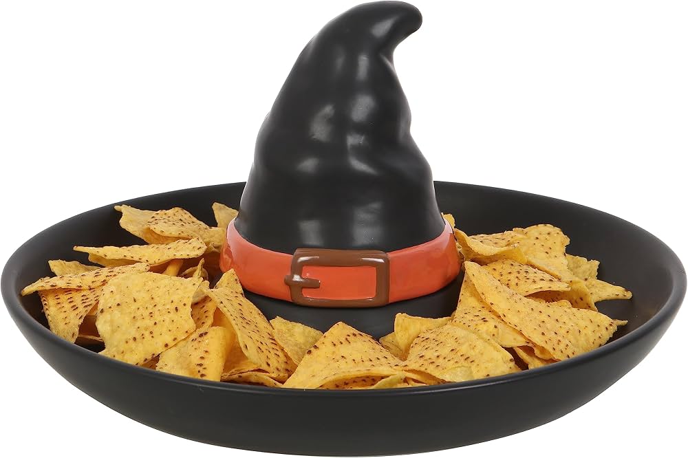 plat de service pour chips et sauce en forme de bonnet de père noël (copie)