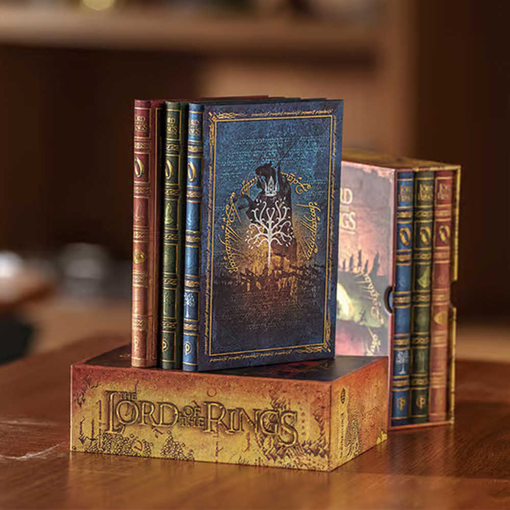 coffret de 3 carnets seigneur des anneaux paperblanks