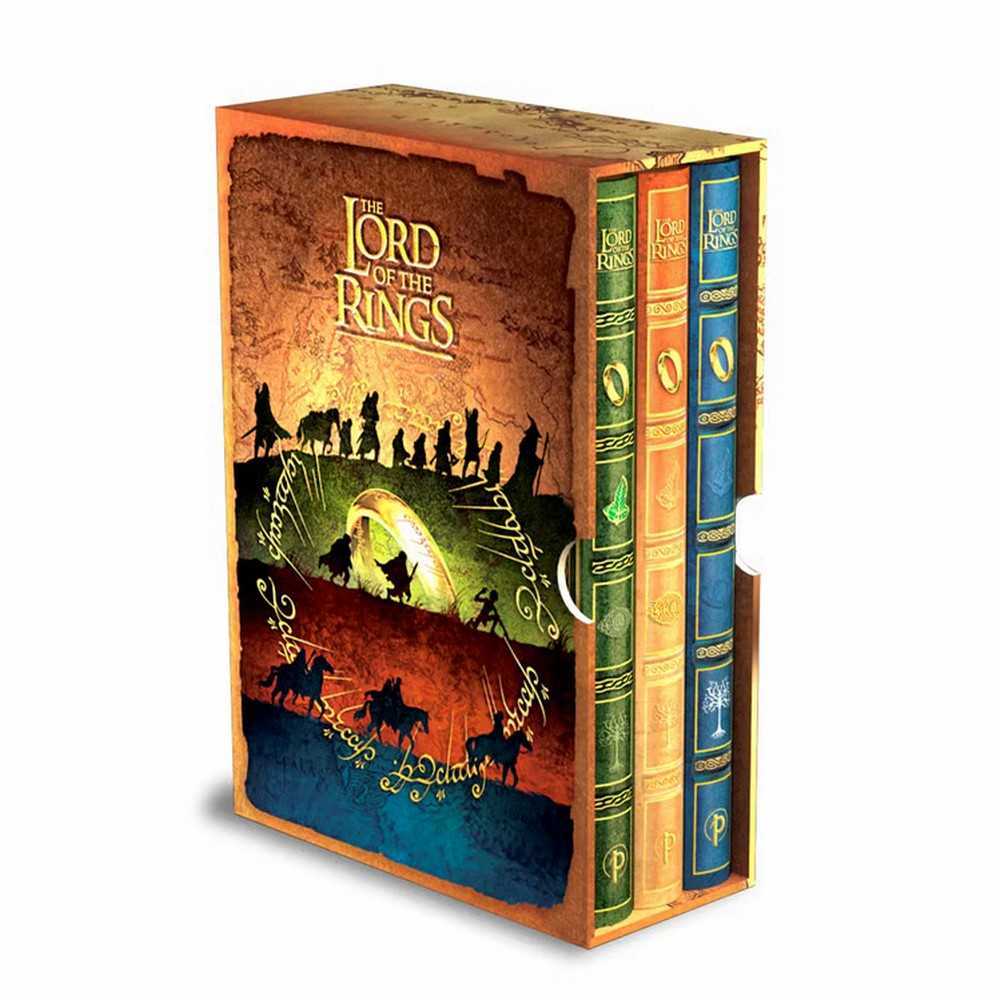 coffret de 3 carnets seigneur des anneaux paperblanks