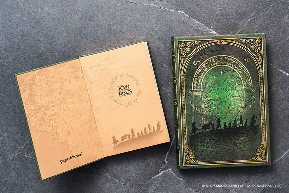 carnet le pouvoir de la communauté de l'anneau paperblanks