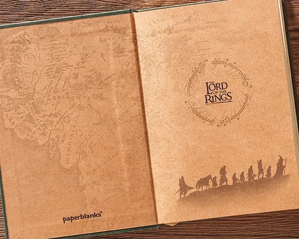 carnet le pouvoir de la communauté de l'anneau paperblanks
