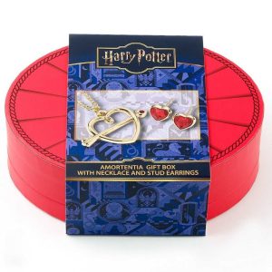 coffret cadeau amortentia collier et clous d'oreilles harry potter the carat shop