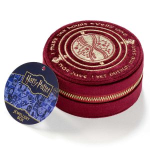 trousse à bijoux harry potter en velours retourneur de temps