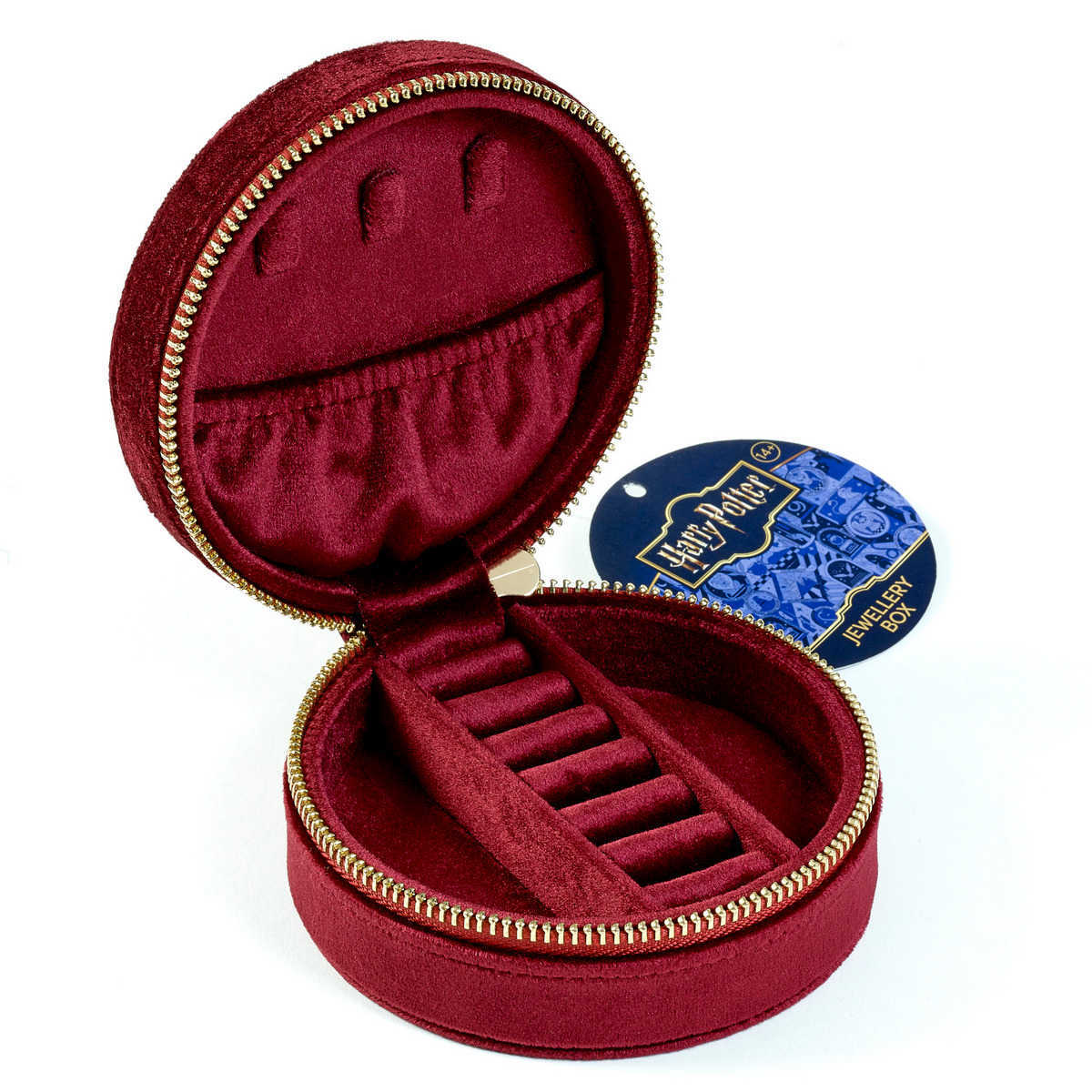 trousse à bijoux harry potter en velours retourneur de temps