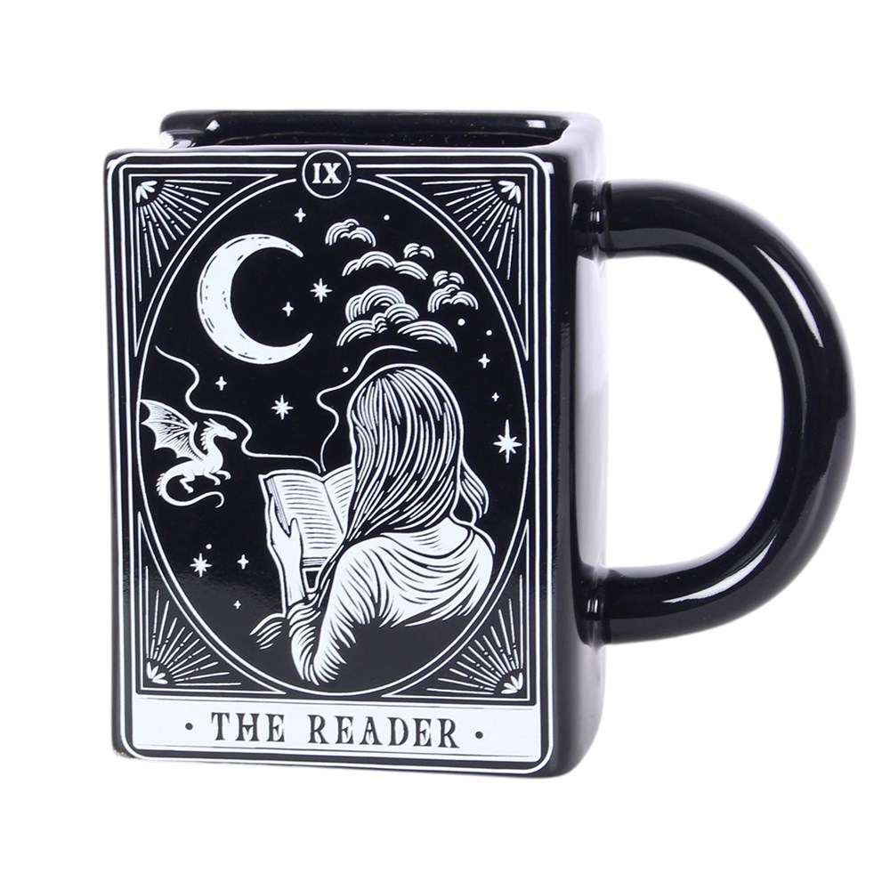 mug en forme de livre the reader something different