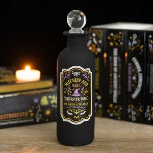 bouteille de potion en verre décorative espièglerie et magie something different