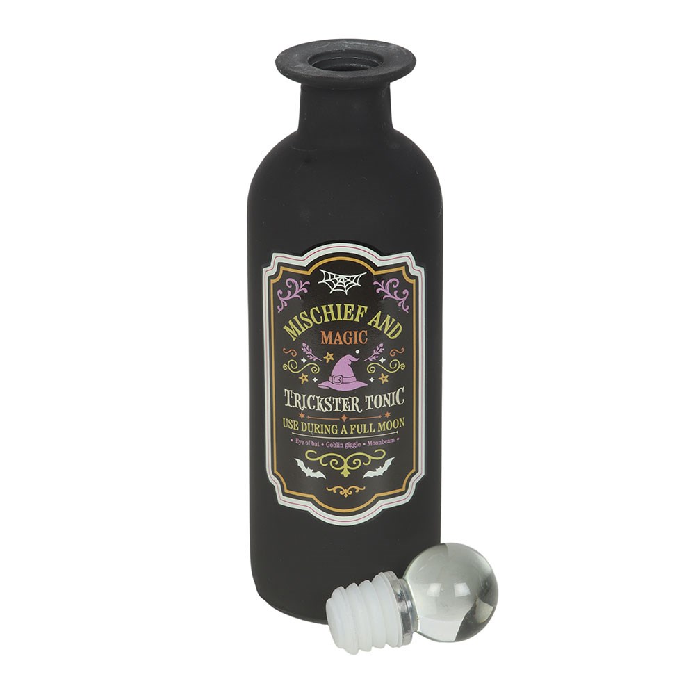 bouteille de potion en verre décorative espièglerie et magie something different