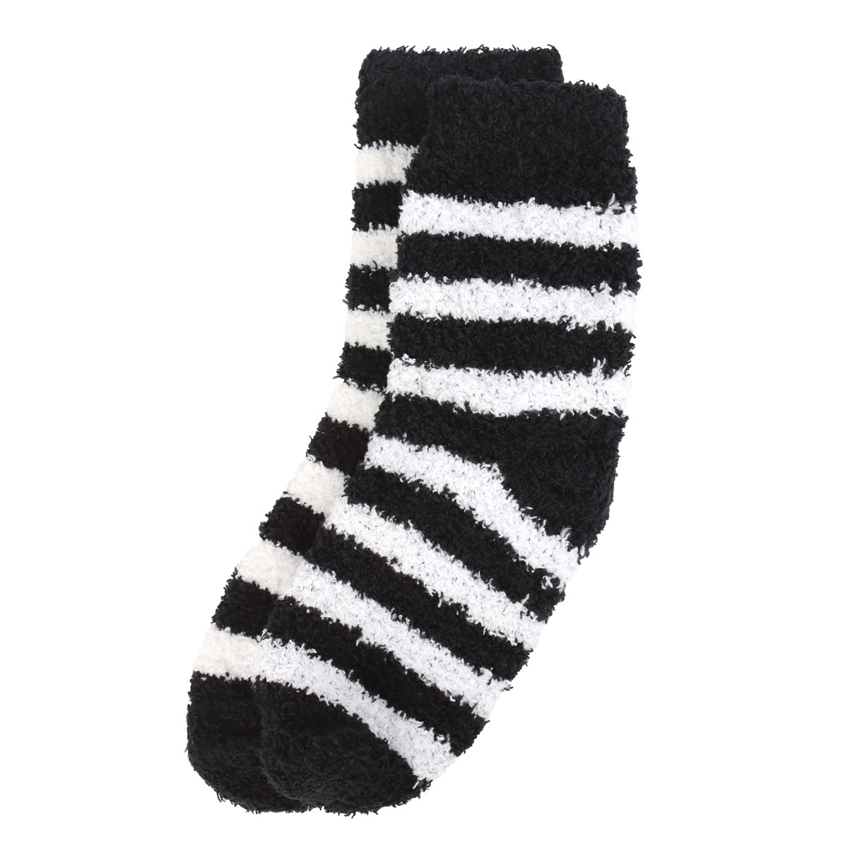 chaussettes rayées dans un coffret cadeau en forme de cercueil