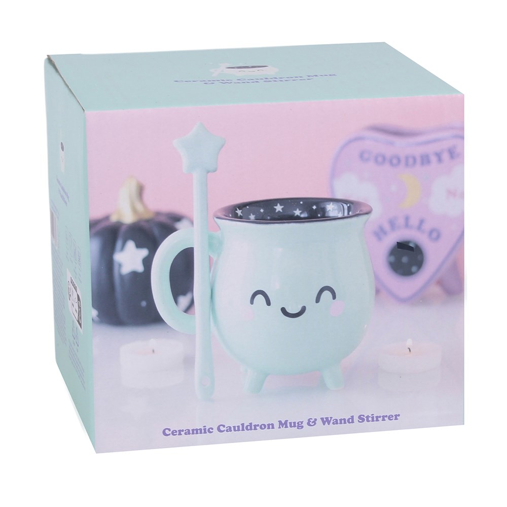 tasse chaudron en verre violet double paroi avec cuillère something different (copie)