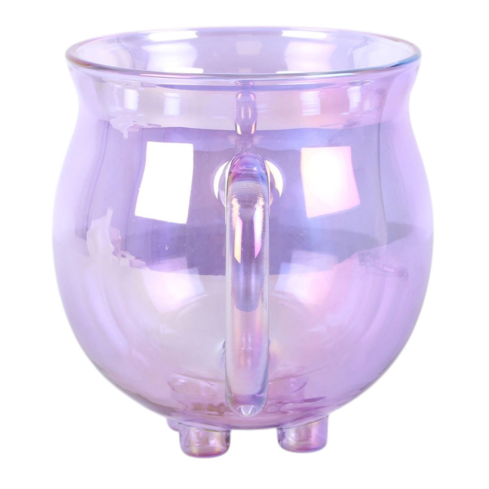 tasse chaudron en verre double paroi avec cuillère something different