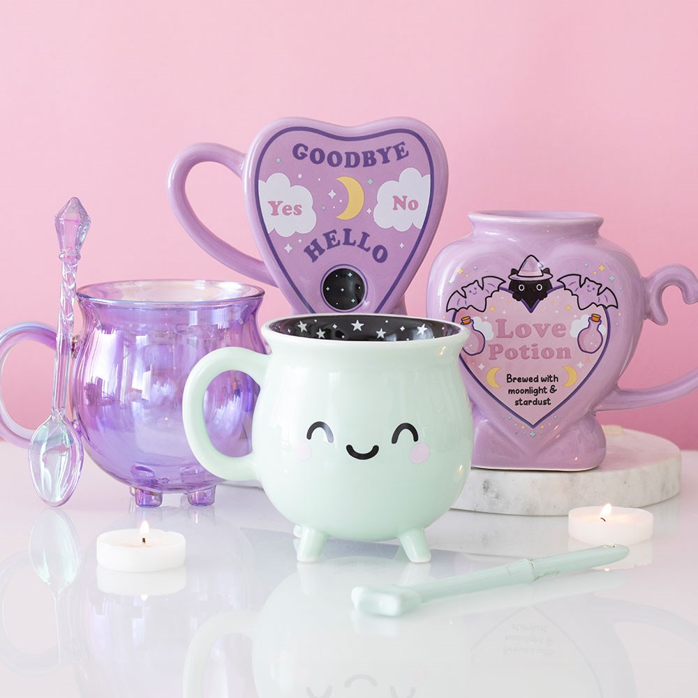 tasse chaudron en verre double paroi avec cuillère something different