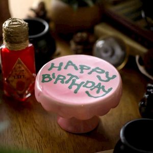 support à cupcake "happy birthday" the wizarding trunk