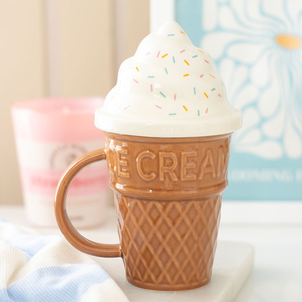 mug avec couvercle cornet de glace something different