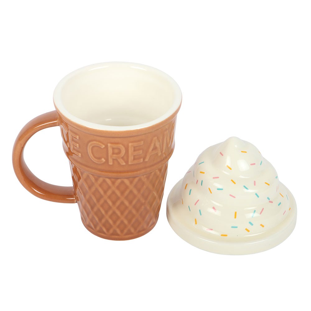 mug avec couvercle cornet de glace something different
