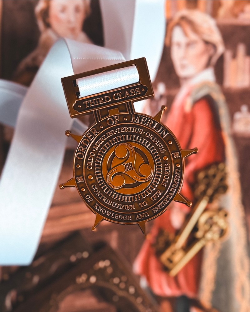 médaille de l'ordre de merlin troisième classe the wizarding trunk